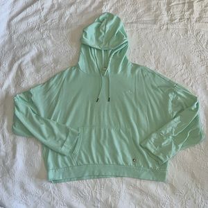 Roxy Mint Green Crop Hoodie
